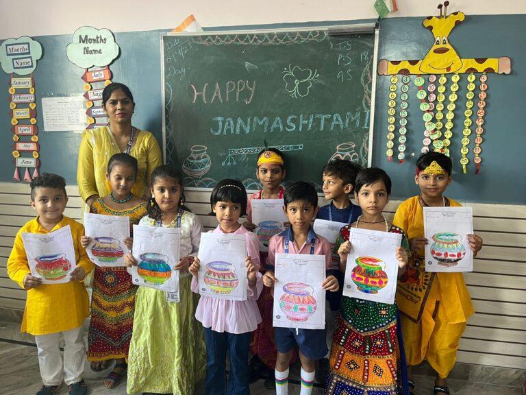 Janmashtami Activity sky the school