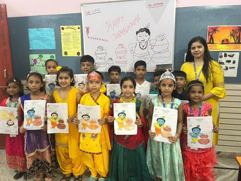 Janmashtami Activity sky the school